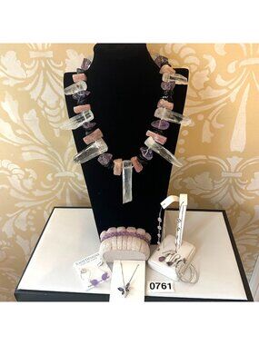 Jewelry Lot Vintage Modern Necklace Bracelets Earring Sterling Silver Gemstones